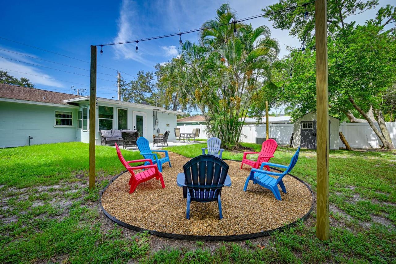 Sunny Sarasota Home With Private Yard And Fire Pit! Eksteriør billede