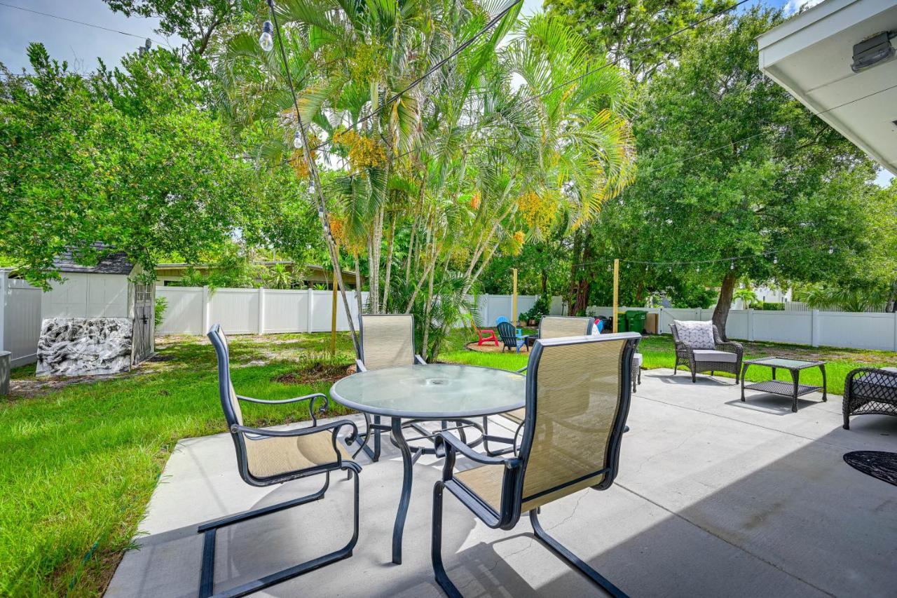 Sunny Sarasota Home With Private Yard And Fire Pit! Eksteriør billede